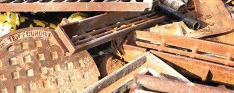 Cast Iron Ferrous Scrap Metal Recycling